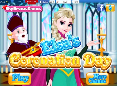 Анна Дан Дан Эльза замороженный замороженные Игры игра играть