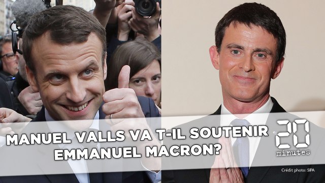 Manuel Valls va t-il soutenir Emmanuel Macron?