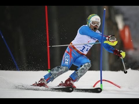 Patrik Hetmer (2nd run) | Men's slalom visually impaired | Alpine skiing | Sochi 2014 Paralympics