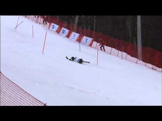 Xavier Fernandez (1st run) | Men's slalom sitting | Alpine skiing | Sochi 2014 Paralympics