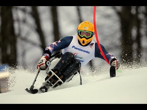 Jasmin Bambur (1st run) | Men's slalom sitting | Alpine skiing | Sochi 2014 Paralympics