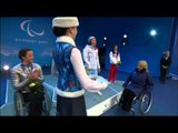 Women's 1km sprint sitting Victory Ceremony | Cross-country skiing | Sochi 2014 Paralympics