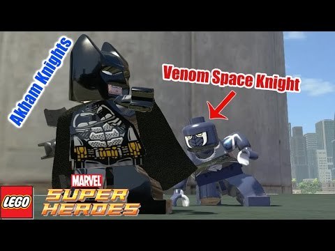 LEGO Batman Arkham Knight & Venom Space Knight Free Roam in LEGO Marvel Super Heroes MOD