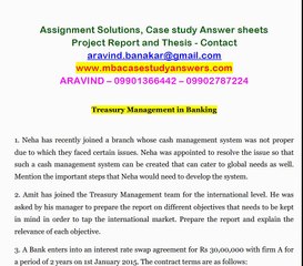 Neha has recently joined a branch whose cash management system was not proper