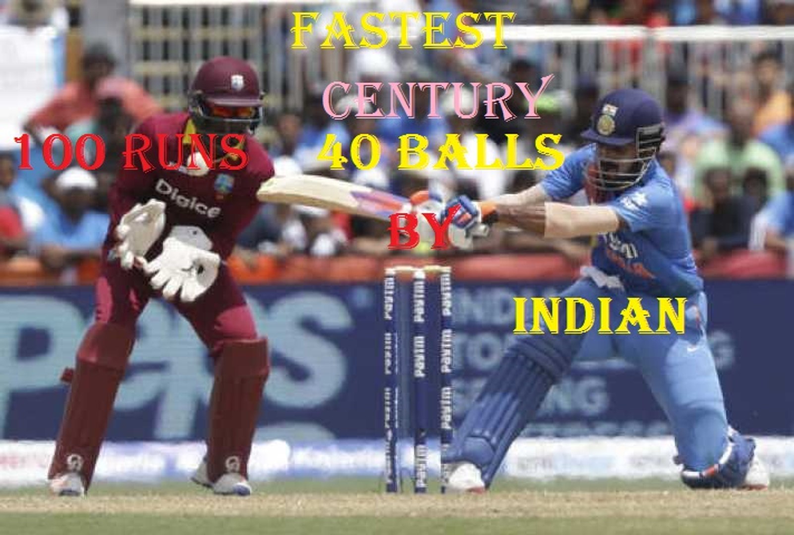 Fastest Century By Any Indian In T20 History Video Dailymotion