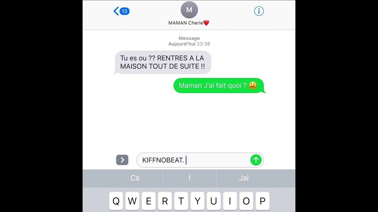 kiff no beat - Maman j'ai fait quoi  (degammage au studio)