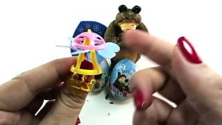 И медведь доч Яйца маша Новые функции играть сюрприз в Игрушки 2016 маша и медведь сюрприз игрушки