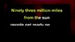 Jason Mraz - 93 million miles KARAOKE / INSTRUMENTAL