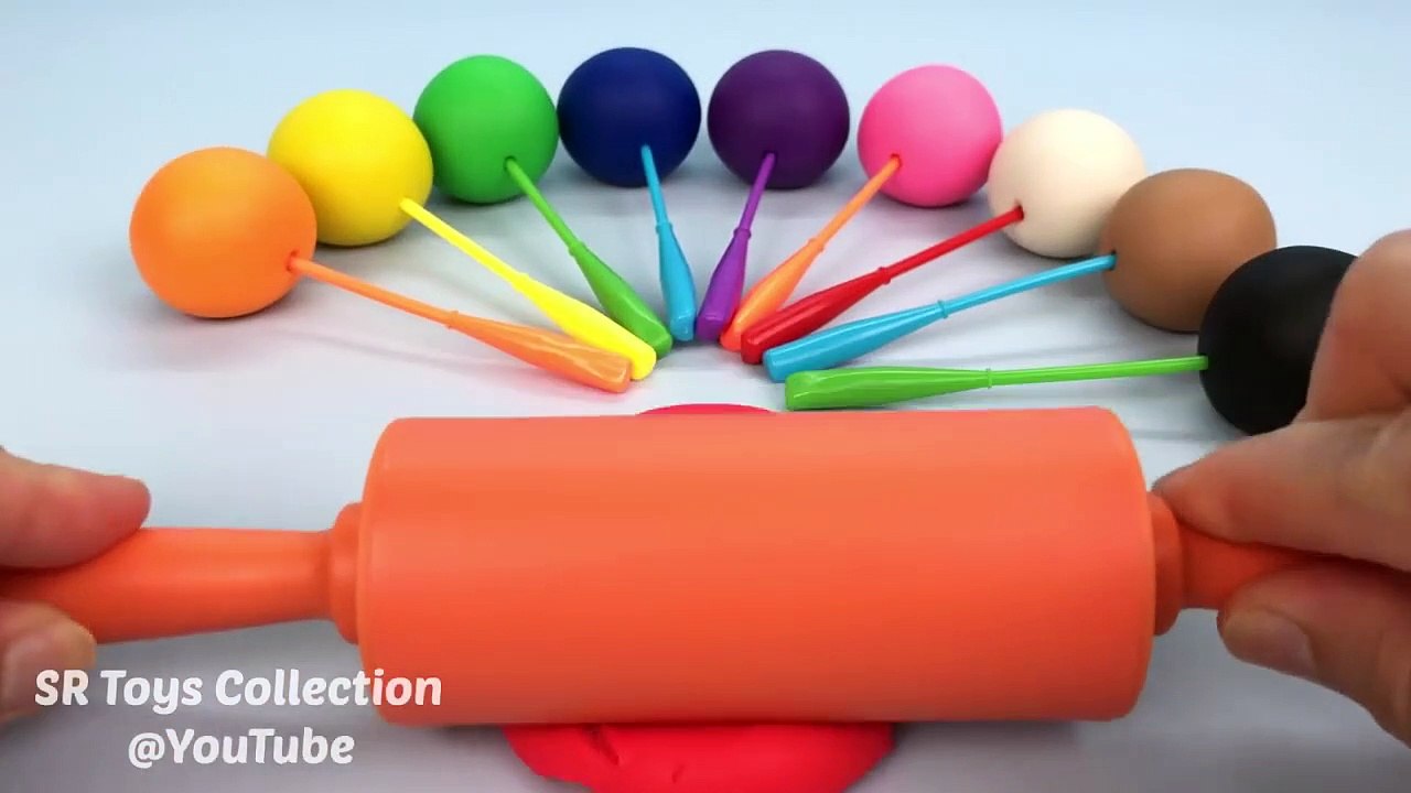 Play-Doh Lollipops Candy with Ben & Holly Peppa Pig Ice Cream Mo