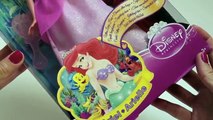 3 Disney Princess Snap n Style Barbie Dolls Ariel Belle Sleeping Beauty Hair Clip Tiara b