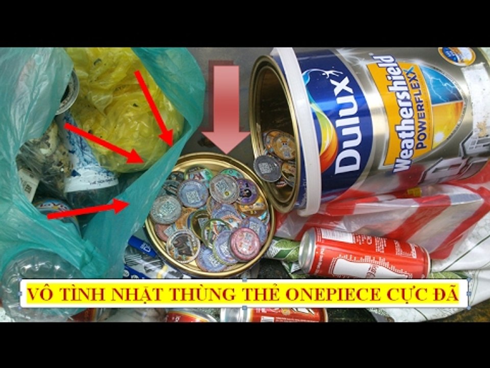 Đi săn bãi rác lụm được 80 thẻ One piece và cái "ship"