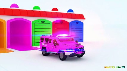 Learning Colors With Car For Children - Colors For Kids - Kids Learning Video 2017