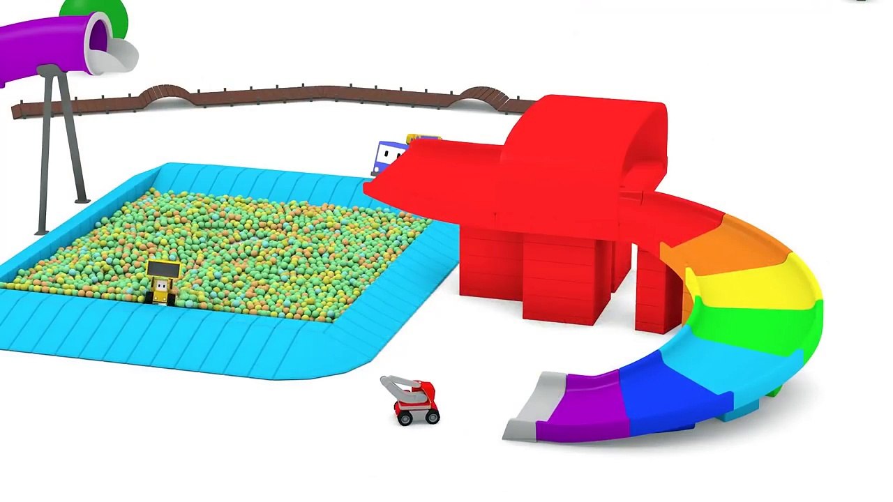 Learn with Tiny Trucks, Dino the Dinosaur and Ethan the Dump Truck| Educational cartoon fo