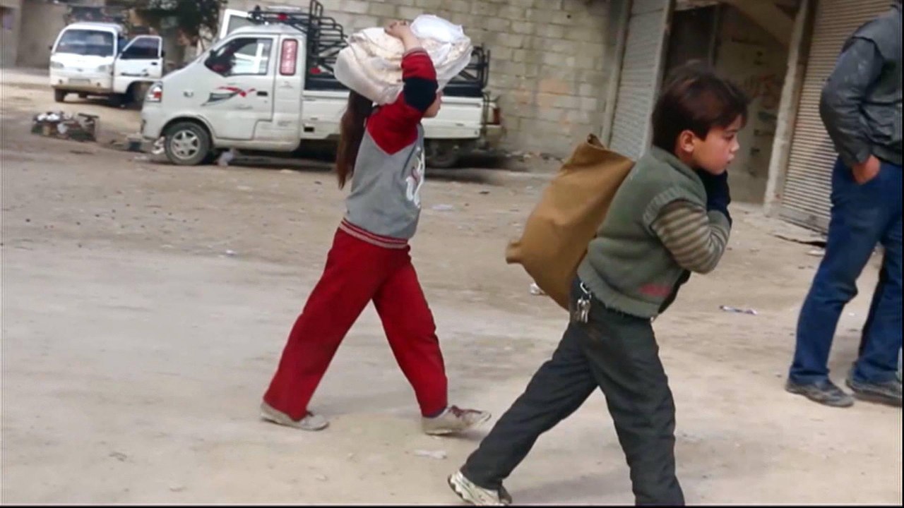 Syrian forces block aid to eastern Ghouta