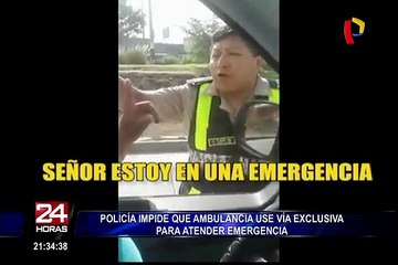 ¿Cómo debió ser la intervención a ambulancia que atendía emergencia en Independencia?