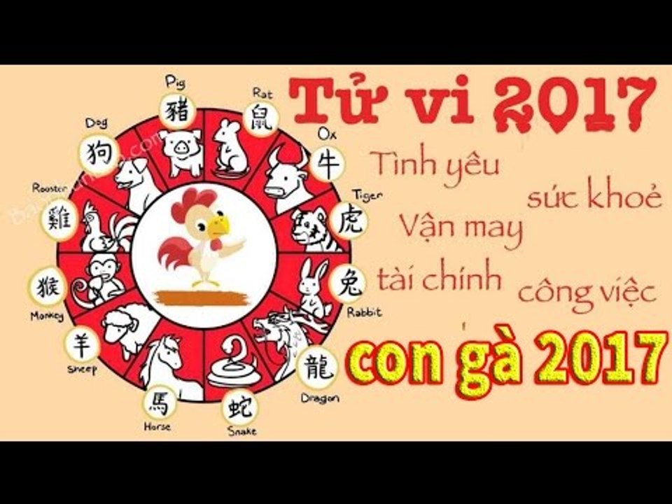 Vận mệnh 12 con giáp năm Đinh Dậu 2017 | Bạn thuộc con giáp nào