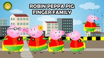 Peppa Pig Super Heroes FINGER FAMILY SONG ♥Toy Nursery Rhyme♥ Lyrics Kids Songs Baby Songs