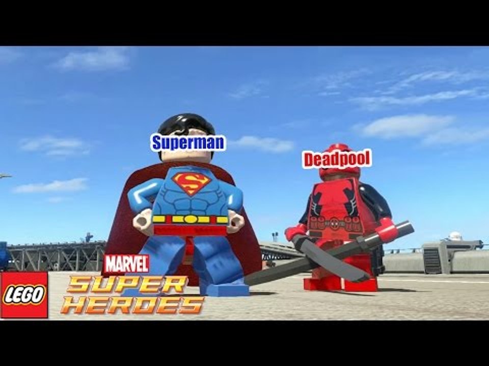 Spiderman, Ironman, Superman, Batman, Deadpool X-Force - LEGO Marvel Super Heroes MOD