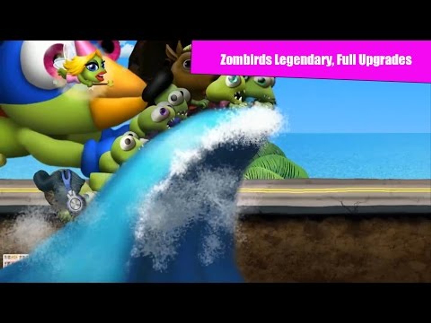 Zombie Tsunami 2016 Zombirds Legendary Full Lv Full Upgrades