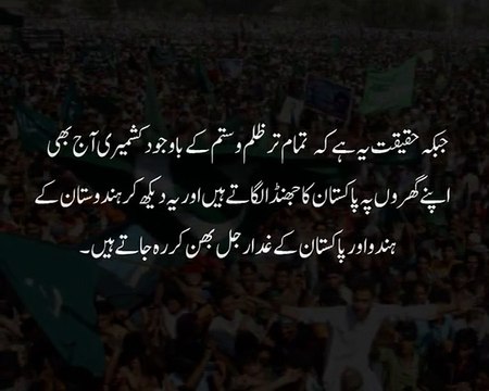 India become mad about Pakistan flag waving in kashmir