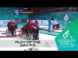 Day 5 | Wheelchair curling play of the day | Sochi 2014 Winter Paralympic Games