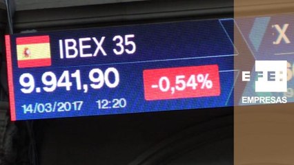 El Ibex 35 cae un 0,53% y se acerca a los 9.900 puntos