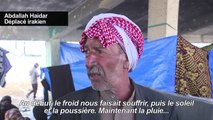 Près de Mossoul, des déplacés dans l'attente de tentes