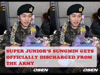 Super Junior’s Sungmin Gets Officially Discharged From The Army