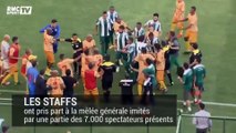 Bagarre générale hallucinante au Brésil