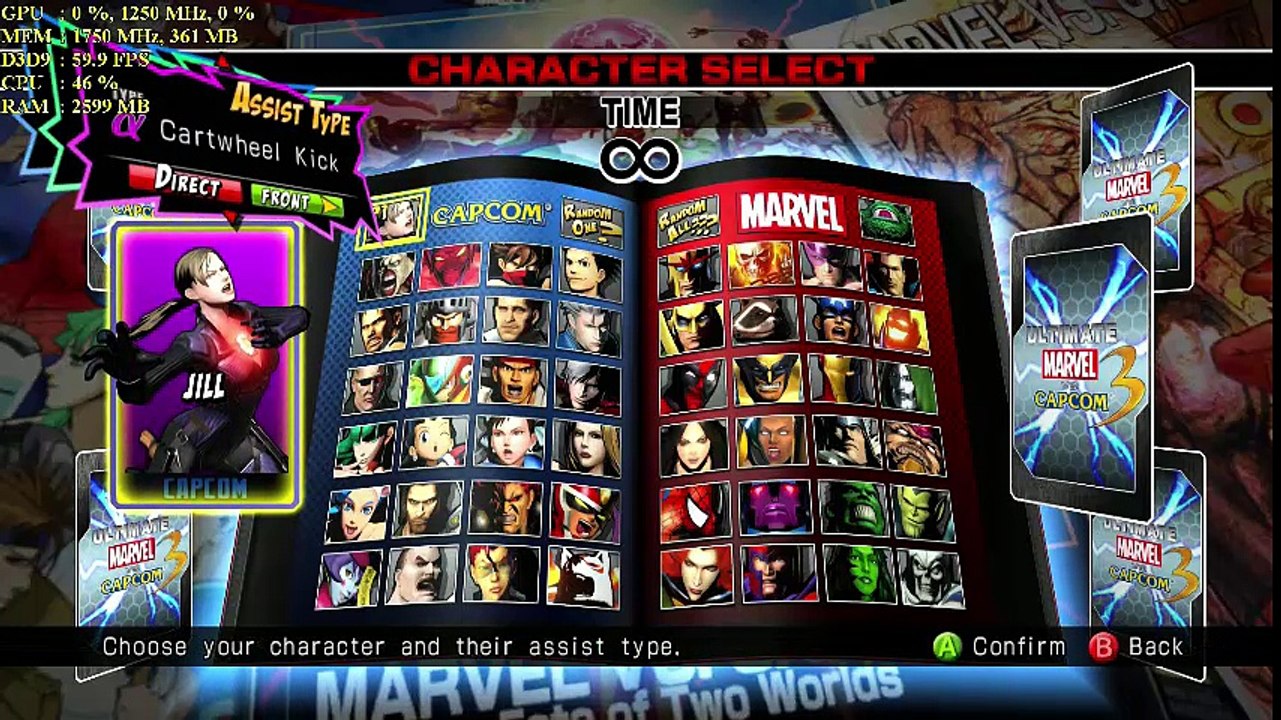 Ultimate Marvel vs Capcom 3  - RX 460 NITRO