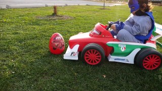 Дисней легковые автомобили молния Маккуин мощность колеса Перемена на в Парк сюрприз яйцо Игрушки Раян игрушка