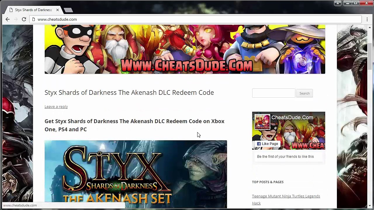 How to Get Styx Shards of Darkness The Akenash DLC Code Generator Free