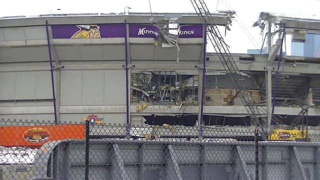 Америка снос поле торговый центр из Метродом стадион деконструкция