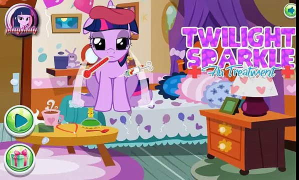 Мой мало пони сумерки искриться грипп лечение игра эпизоды для Дети