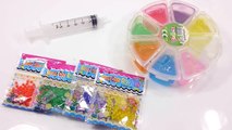 DIY, How To Make Colors Bubble Orbeez Slime Glue Water Balloon Syringe Real Play Learn C