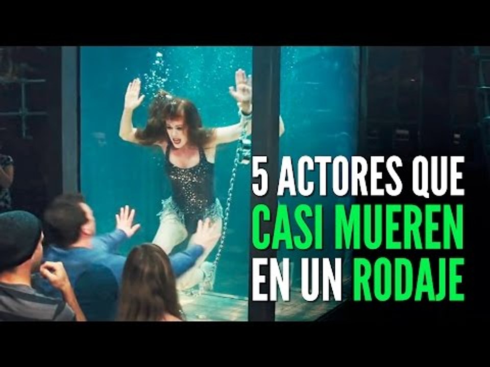 5 Actores que casi MUEREN en un rodaje