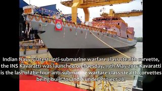 Indian Navy's Anti Submarine Corvette - INS Kavarati against PAK war