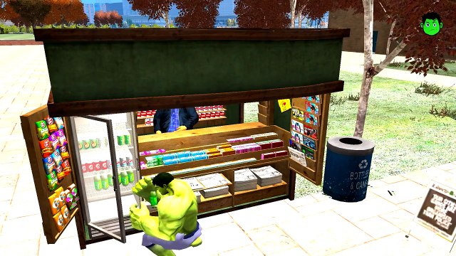 COLORS SCHOOL BUS with HULK SPIDERMAN Cartoon Wheels on The Bus Cars Nursery Rhymes