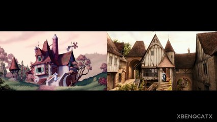 Beauty and the Beast Trailer 1991 vs 2017 Comparison-Side by Side