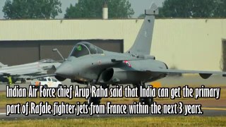 India To Get Rafale Fighter Jets In 3-Yr  against PAK
