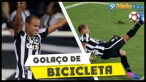 GOLAÇO DE BICICLETA! Roger - Botafogo 2 x 1 Estudiantes - narração: Luiz Penido vs Bambino Pons