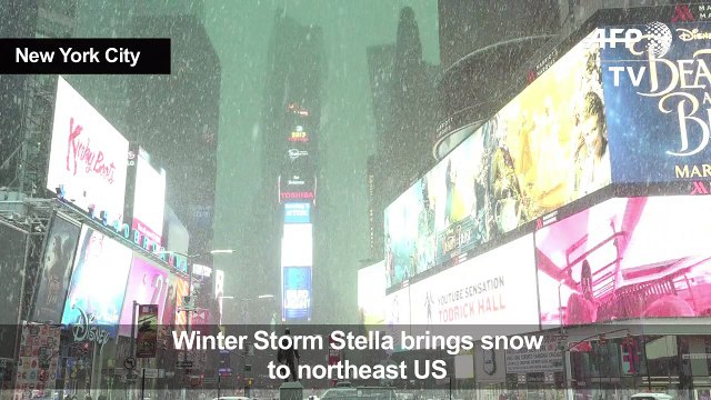 Winter storm hits northeast US