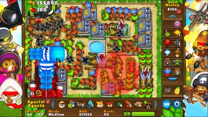 BTD5 - [+150  Dart Monkey] - Maze - [Medium] - Round 105