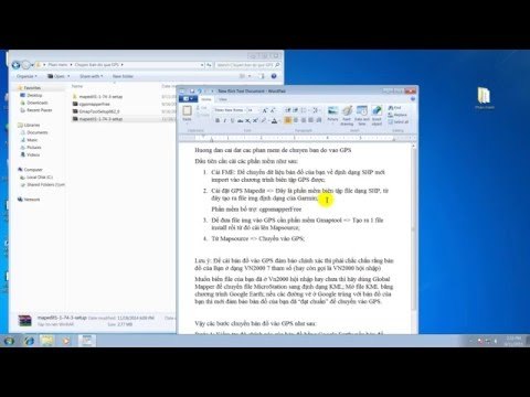 Hướng dẫn cài đặt phần mềm GPS Mapedit