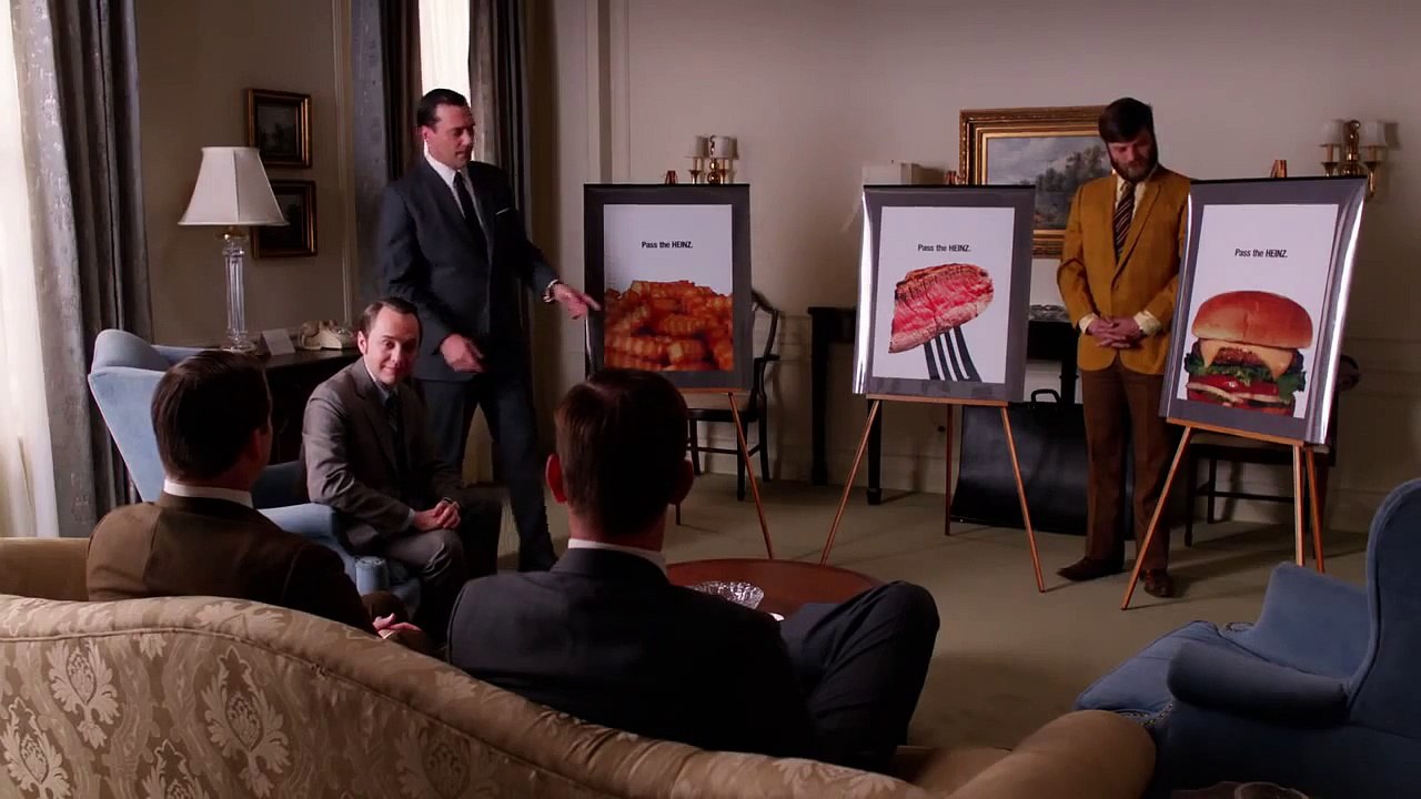 Cette pub imaginée dans "Mad men" est aujourd'hui utilisée par Heinz