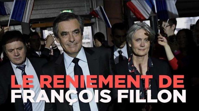 Candidat et mis en examen : le reniement de François Fillon