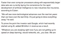 Mark Cuban Predicts First Trillionaire Will Emerge From Artificial Intelligence Industry
