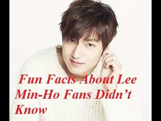 Fun Facts About Lee Min Ho Fans Didn’t Know