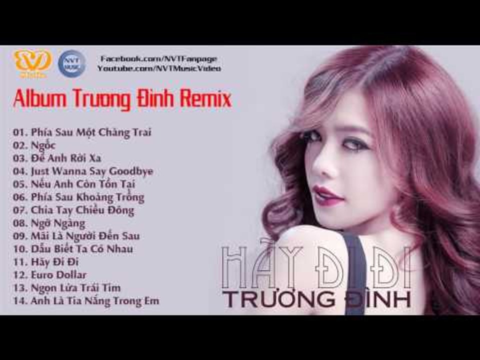 Việt Mix 2017 | Nhạc Trẻ Remix Mới Nhất 2017 | Album Remix Phía Sau Một Chàng Trai - Trương Đình