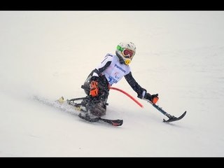 Anna-Lena Forster (2nd run) | Women's slalom sitting| Alpine skiing | Sochi 2014 Paralympics
